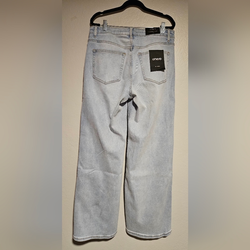 Oneso Mid Rise Wide Leg Jeans Various Sizes - Picture 15 of 16